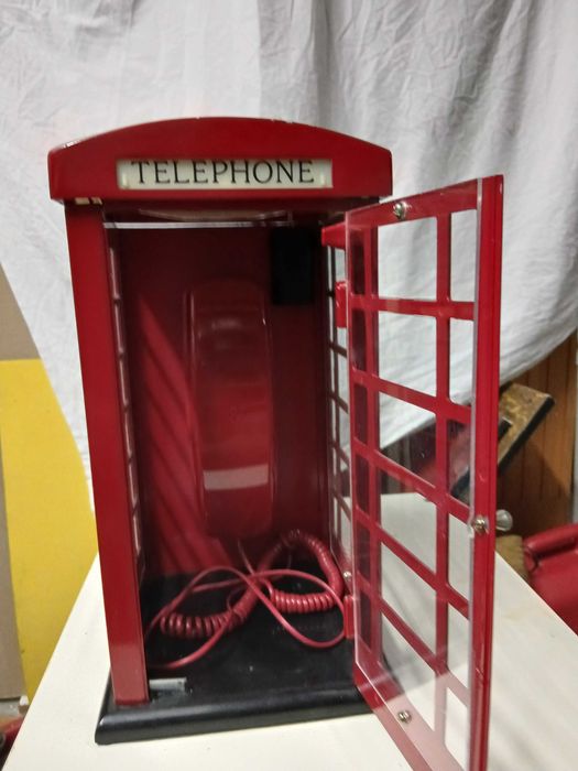 Réplica das cabines antigas do U.K.