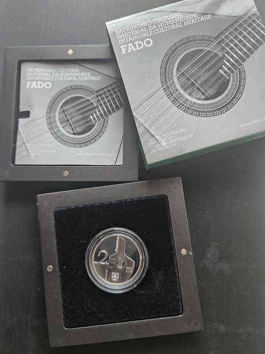 Moedas Prata Proof "O Fado"