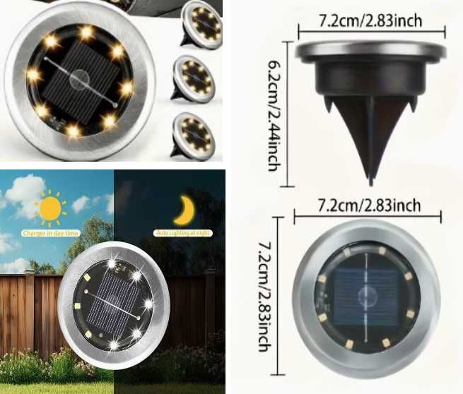 Oświetlenie LED solarne.  Wybieraj dowolnie.