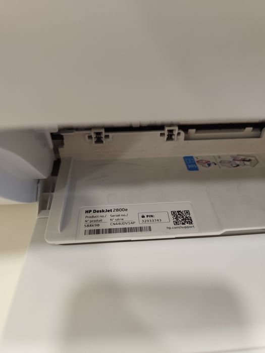 Impressora HP deskjet 2870 usada 4 tinteiros usados