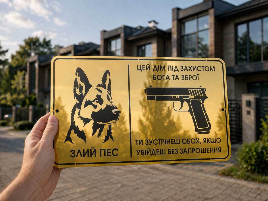 Адресна табличка преміальна
