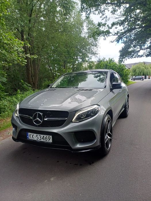 Mercedes-Benz GLE Coupe 3,0 Benzyna 333KM  AMG Salon PL Bezwyp Panorama Jasne skóry