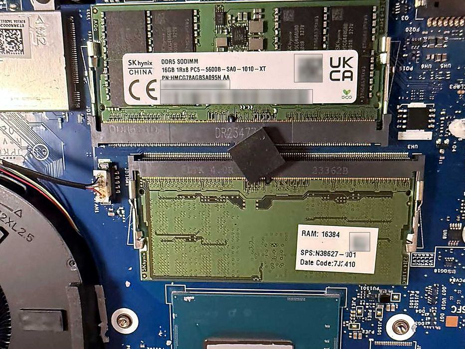 Оперативна пам'ять SK Hynix 32GB (2x16GB) DDR5-5600 SODIMM для ноутбука