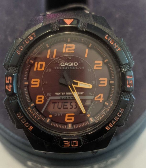 zegarek casio aq-s800w tough solar
