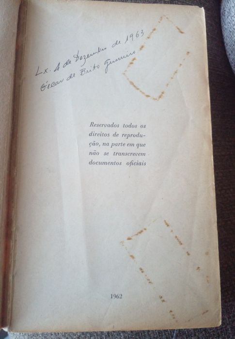 Prontuário Ortográfico antigo (ano de 1962) 5°Edição