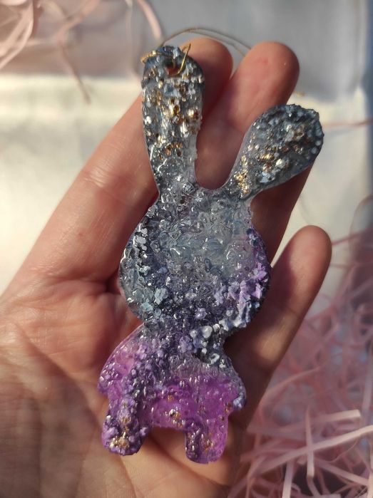 Ozdoby na choinkę bombki świąteczne błyszczące prezent handmade serca