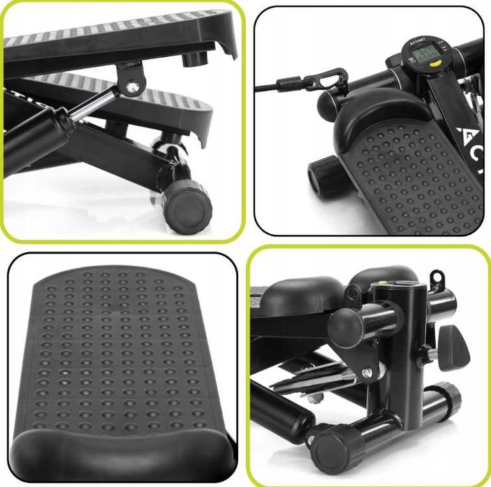 Тренажер степпер с эспандером и Led монитором до 110 кг Польша