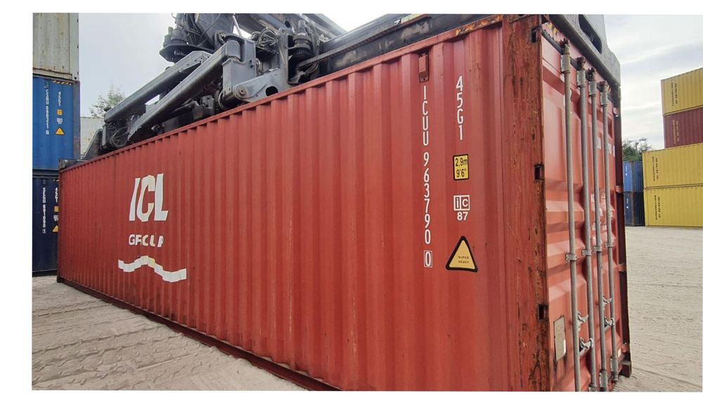 Kontener morski magazynowy 40 DV/HC 12 metrowy, używany