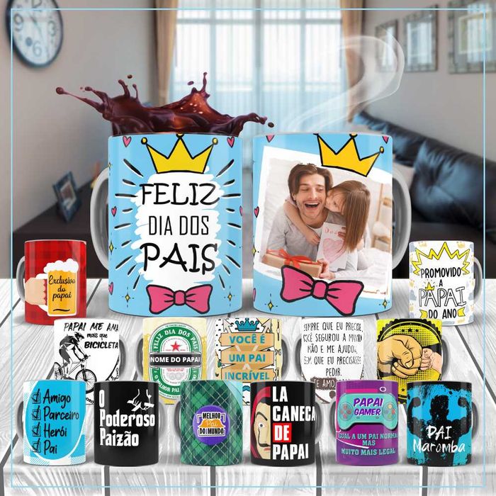 Canecas Com Estilo "DIA DO PAI"