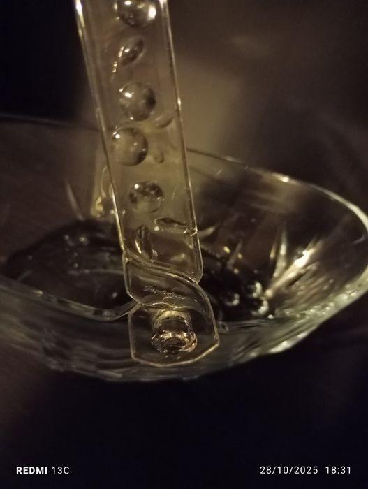 Cesta/fruteira de vidro