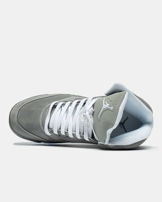 Кросівки Nike Air Jordan 5 Retro Wolf Grey premium