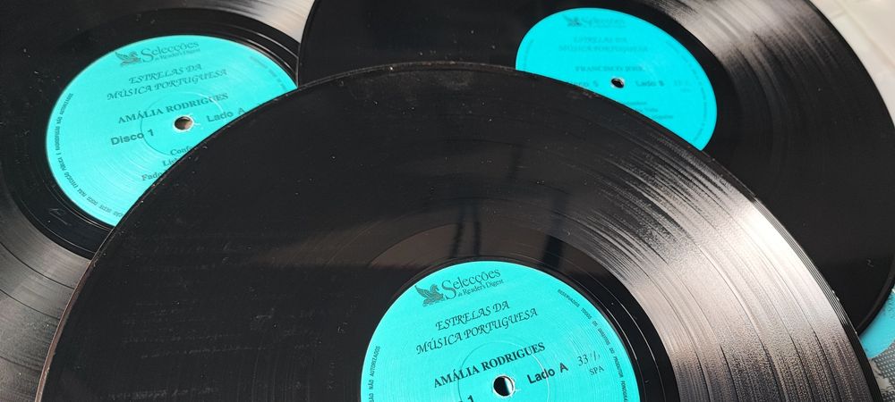 9 Discos vinil Estrelas Musica Português, Amália R..