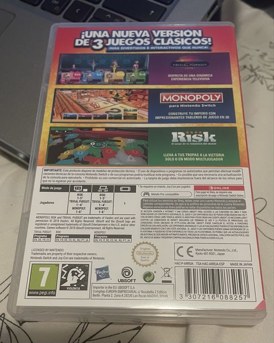Game night: Monopoly, Risk e trivial pra Nintendo Switch