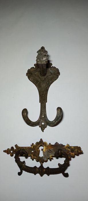 Piękny mosiężny zestaw