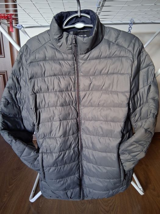 Kurtka chłopięca rozmiar L szara Solid