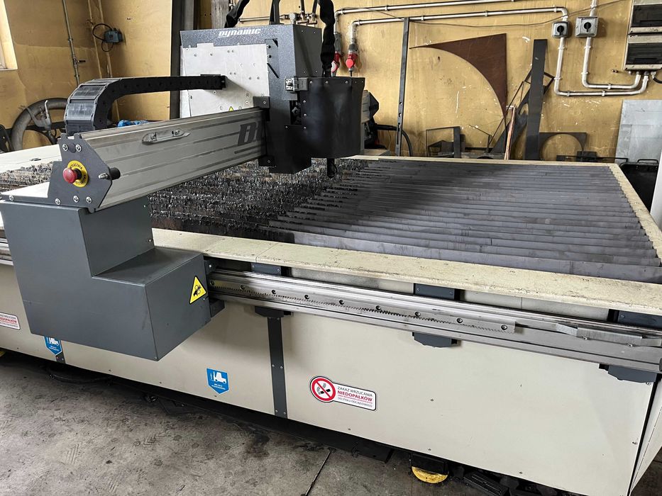 Wypalarka plazmowa CNC STIGAL i tokarka CNC