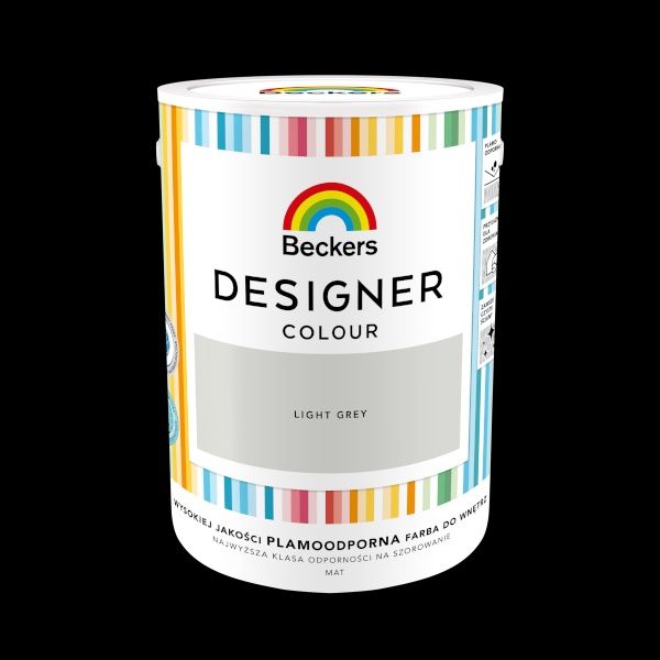 Nowa farba Becker's Light Grey, 5 l, nieotwierana