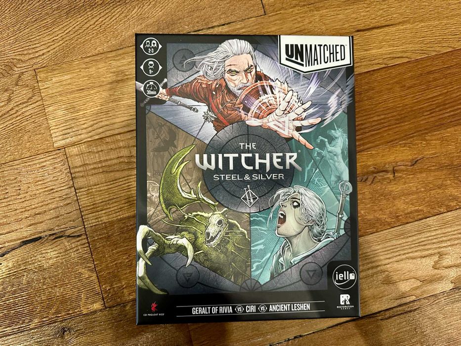 [Najtaniej] Unmatched Witcher Steel & Silver, gra planszowa