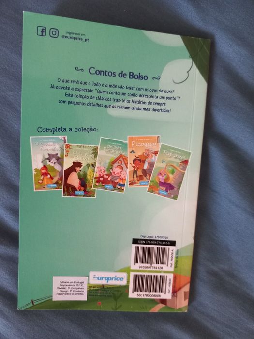 Livro João e o Pé de Feijão - NOVO