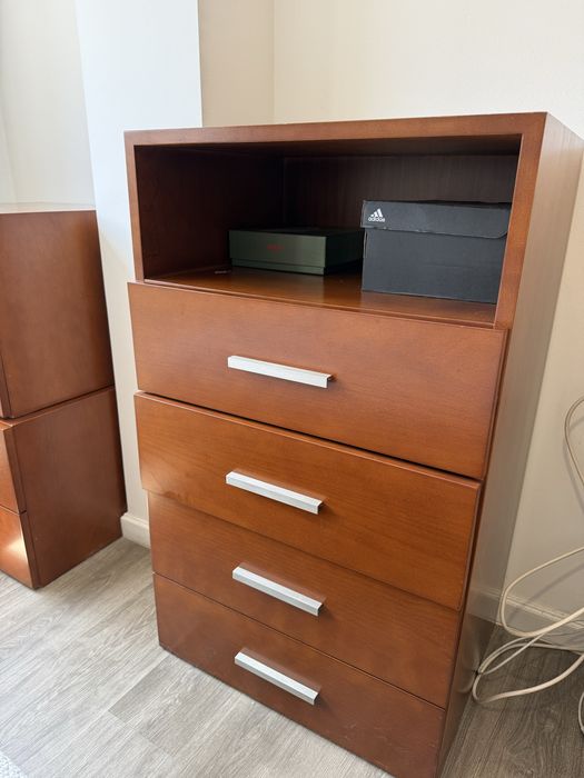 Quarto Completo Em Cerejeira Maciça