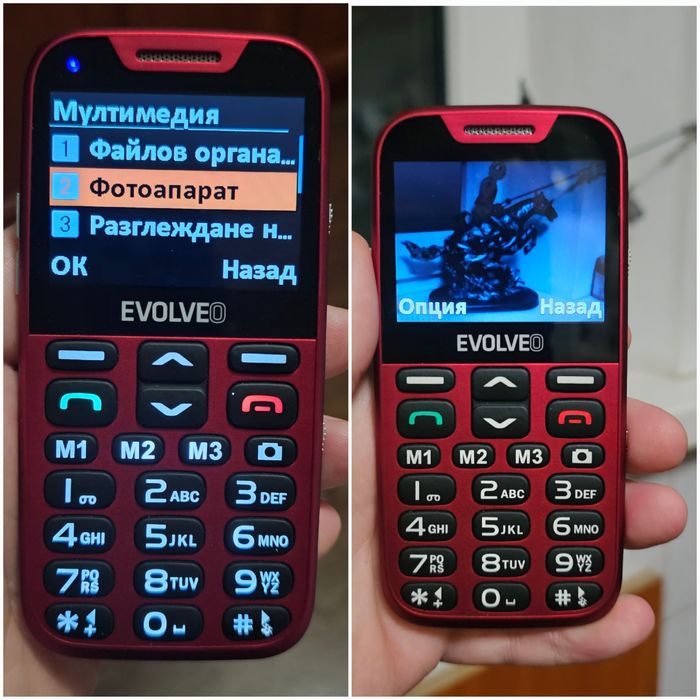 Кнопочний Мобільний Телефон Evolveo Easyphone XD EP-600-XDR Одна Сімка