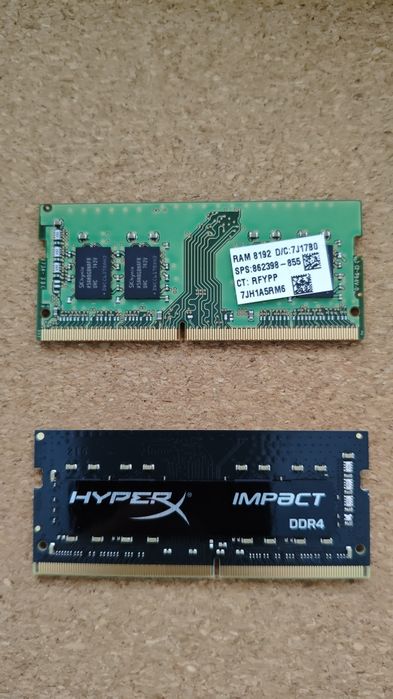 16GB(2x8) Ram SODIMM DDR4 2400mhz