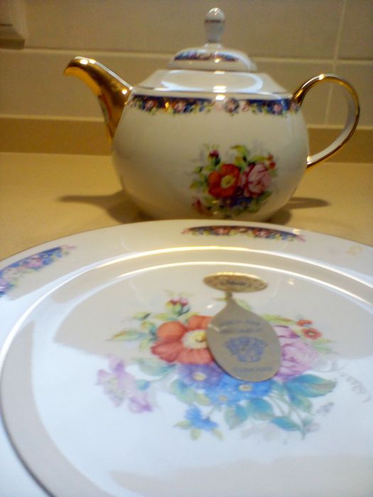 Bule e Prato - Porcelana