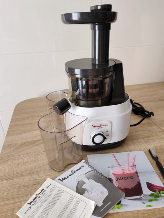 Extrator de Sumos a Frio Moulinex Juiceo – Excelente Estado / Completo