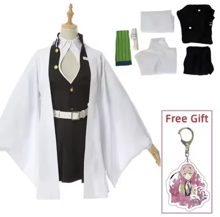 Strój anime Cosplay Kanroji Mitsuri 150cm nowy