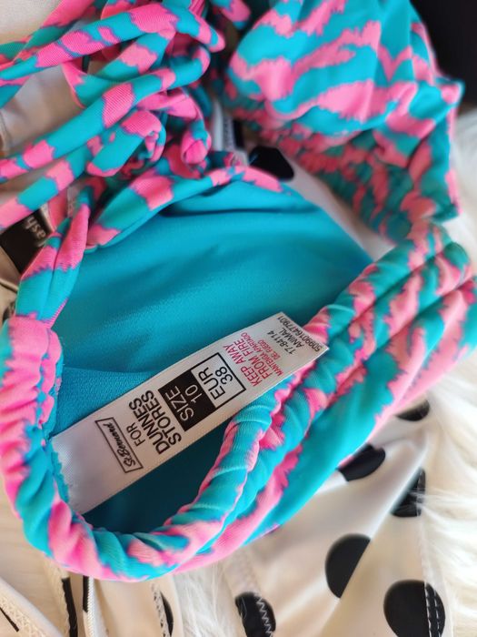 duży zestaw biustonoszy do kąpieli stroje kąpielowe 38 40 42XL M paka