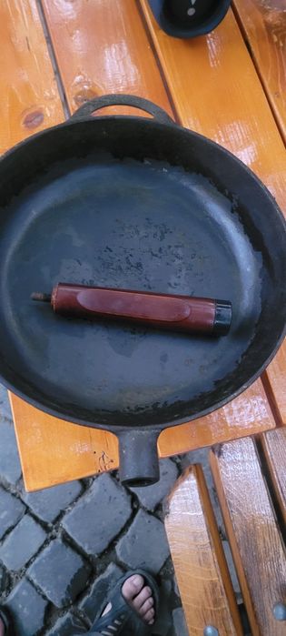 Чугунна сковорідка Gipfel. 28×6 см.