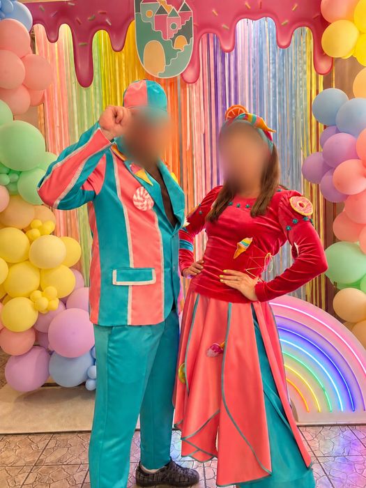 Комплект аніматорських костюмів Candy, авторський пошив, 2 костюми