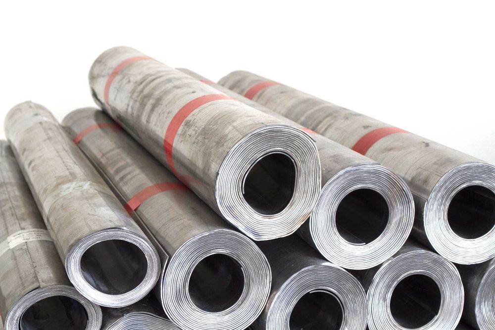 Rolo de chumbo para isolamento radiológicos