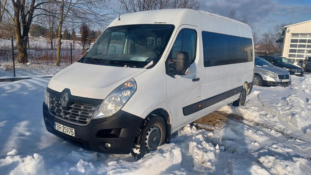 Renault Master 2.3 9 osobowy Długi faktura vat jak nowy