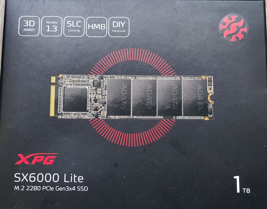 SSD M.2 NVMe 1TB ADATA XPG SX6000 Lite (б/у, відмінний стан)