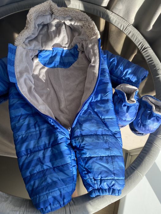 Зимовий дитячий теплий комбінезон 62/68