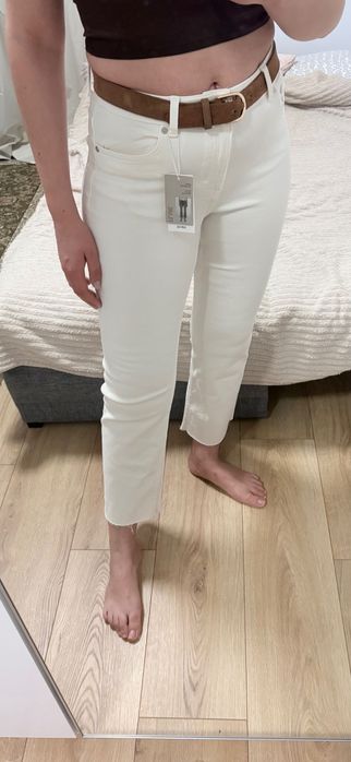 Białe jeansy Mango Flare Sienna nowe z metka