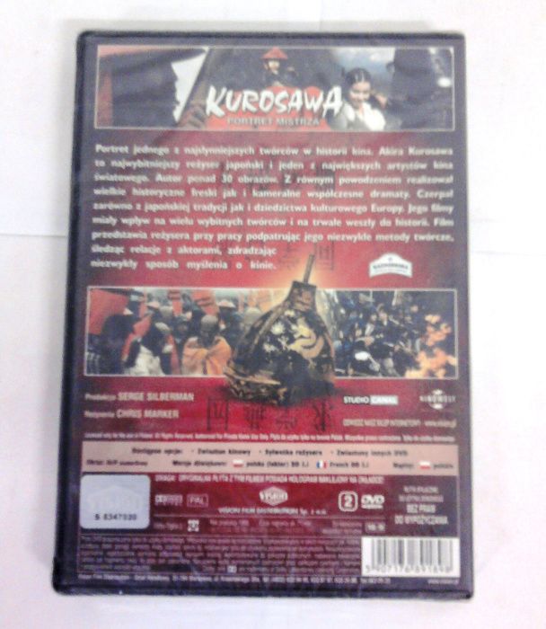 Kurosawa Portret Mistrza DVD 1985 film nowy folia VISION Rarytas
