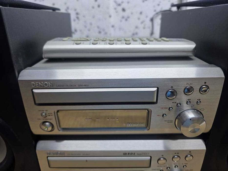 Wieża Denon UD-M31 + DRR-M31 + kolumny SC-G51B + pilot.