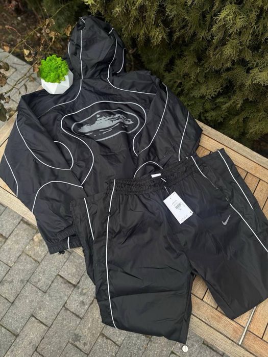 Купити Костюм Nike Corteiz ОРИГІНАЛ Reflective найк кортез вітровка Cortez, вітровка найк, штани Nike, костюм на весну | набір найк кортез | Corteiz
