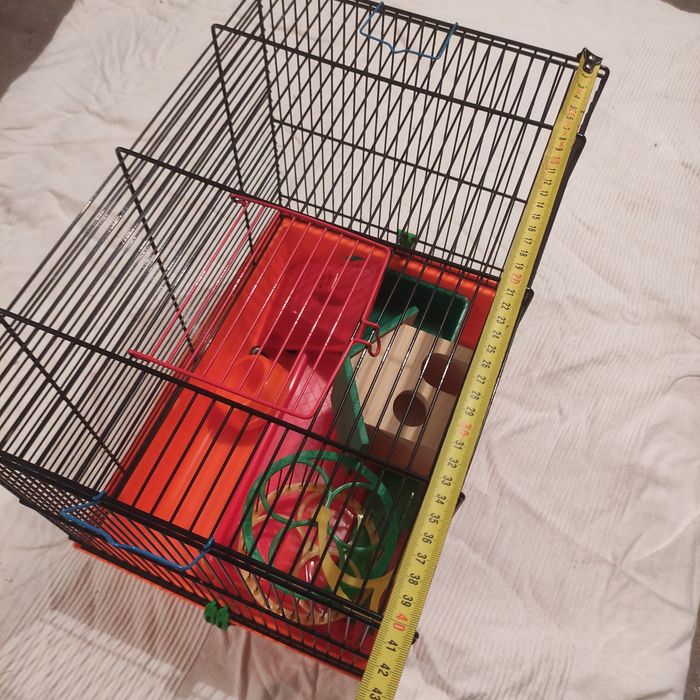 Klatka dla chomika, gryzonia NOWA z wyposażeniem + gratis