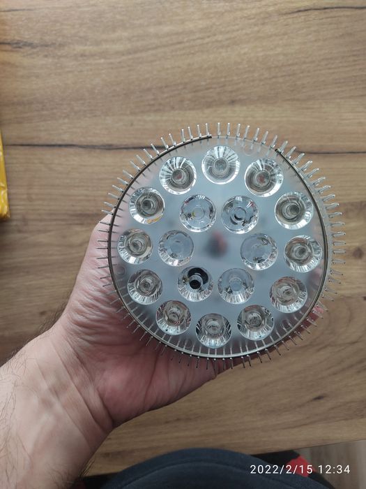 Лампа для рослин, фітолампа, grow led bulb 54w