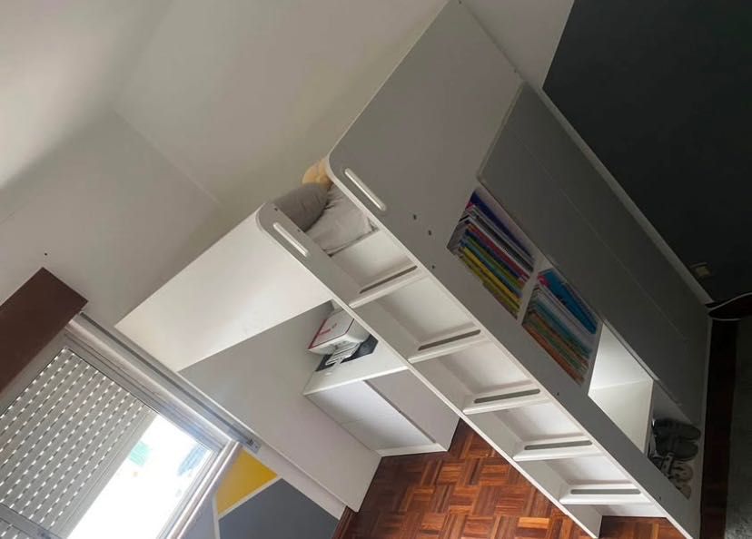 Cama alta 90 X 200 cm