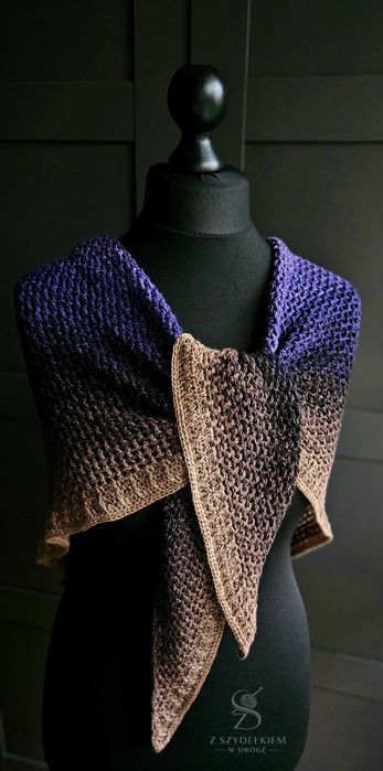 Chusta handmade - z szydełkiem w drogę