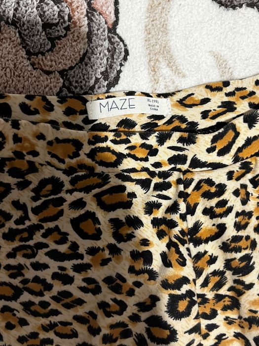 Лосины леопардовые женские