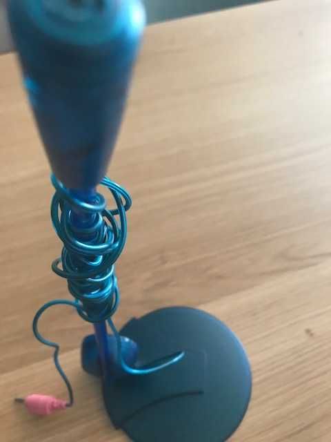 Blue Desktop Microphone with Stand64584213390338121