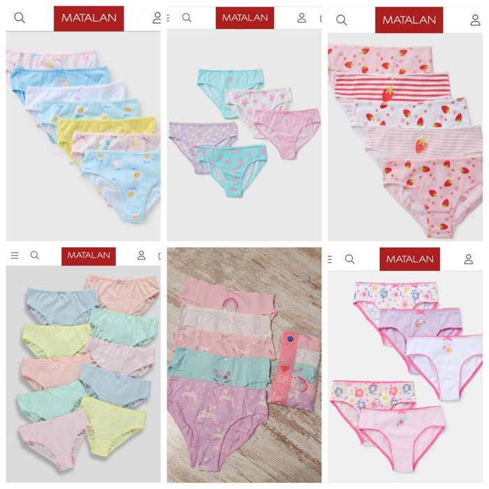 Трусики дівочі Маталан Matalan трусы для девочек хлопок
