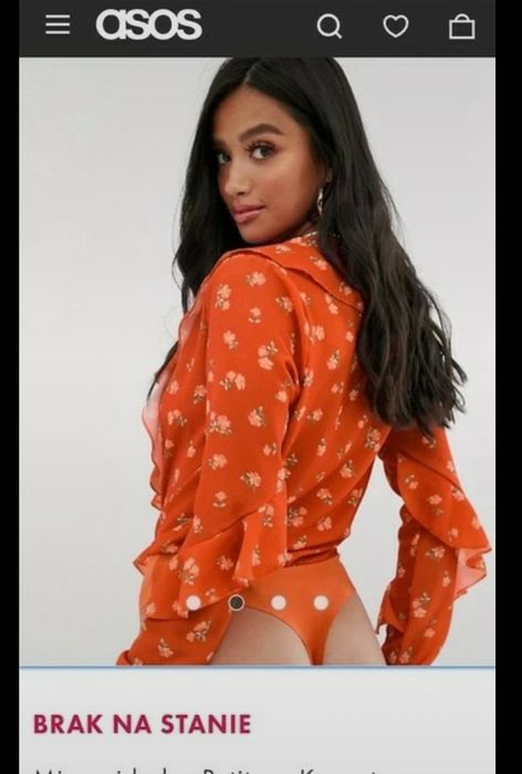 Body w kwiaty Missguided roz. 36