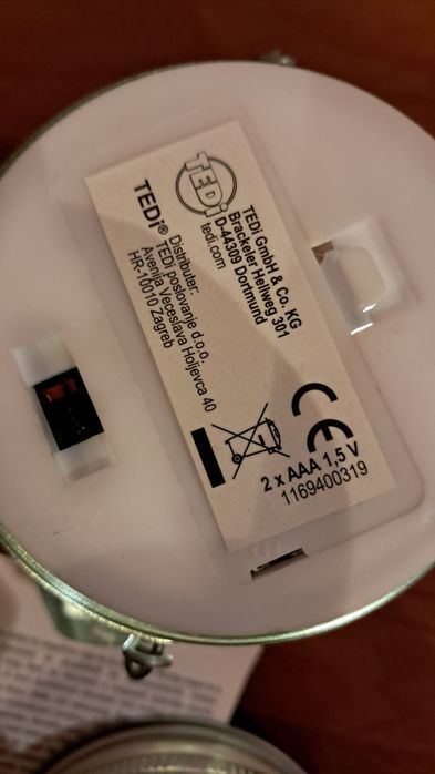 Decoração natalícia com led,nova com etiquetas