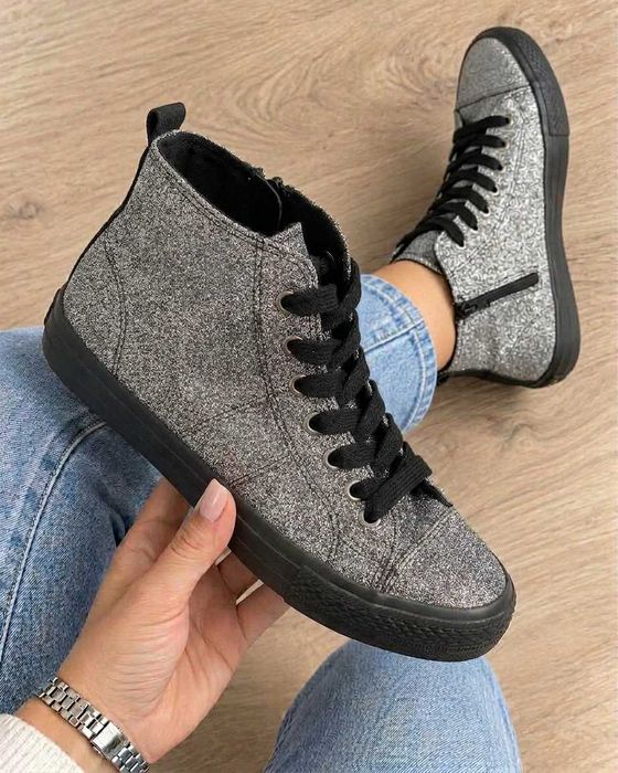 Srebrne buty Next